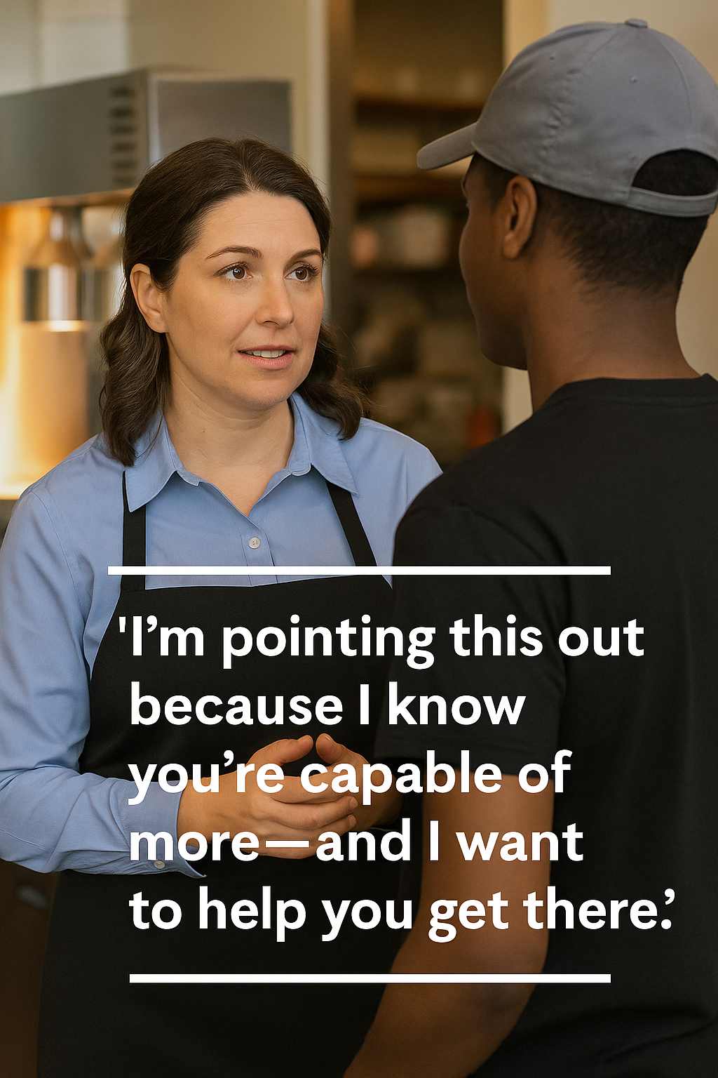 Matrix showing the balance between empathy and standards in leadership coaching