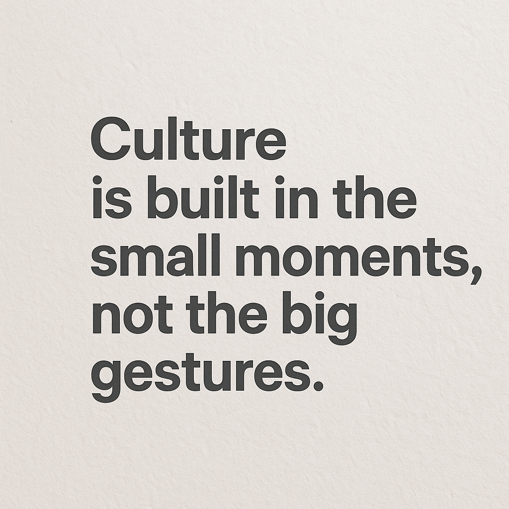 Restaurant team celebrating a culture win together