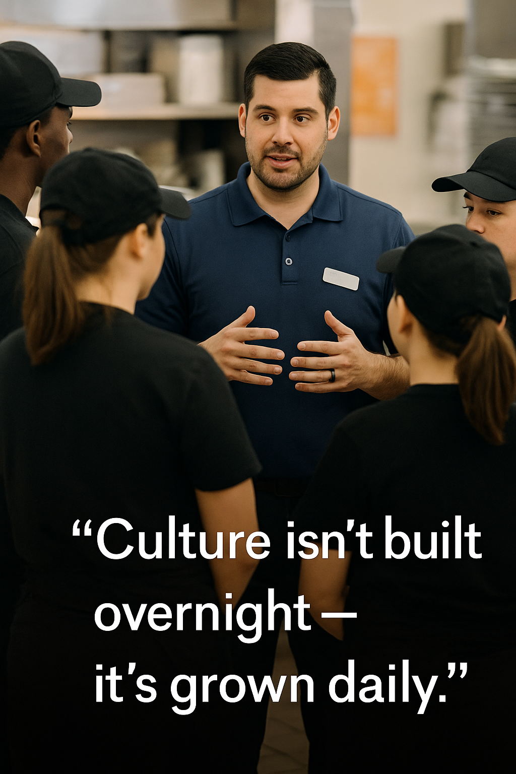 Whiteboard with shift goals, recognition, and coaching notes