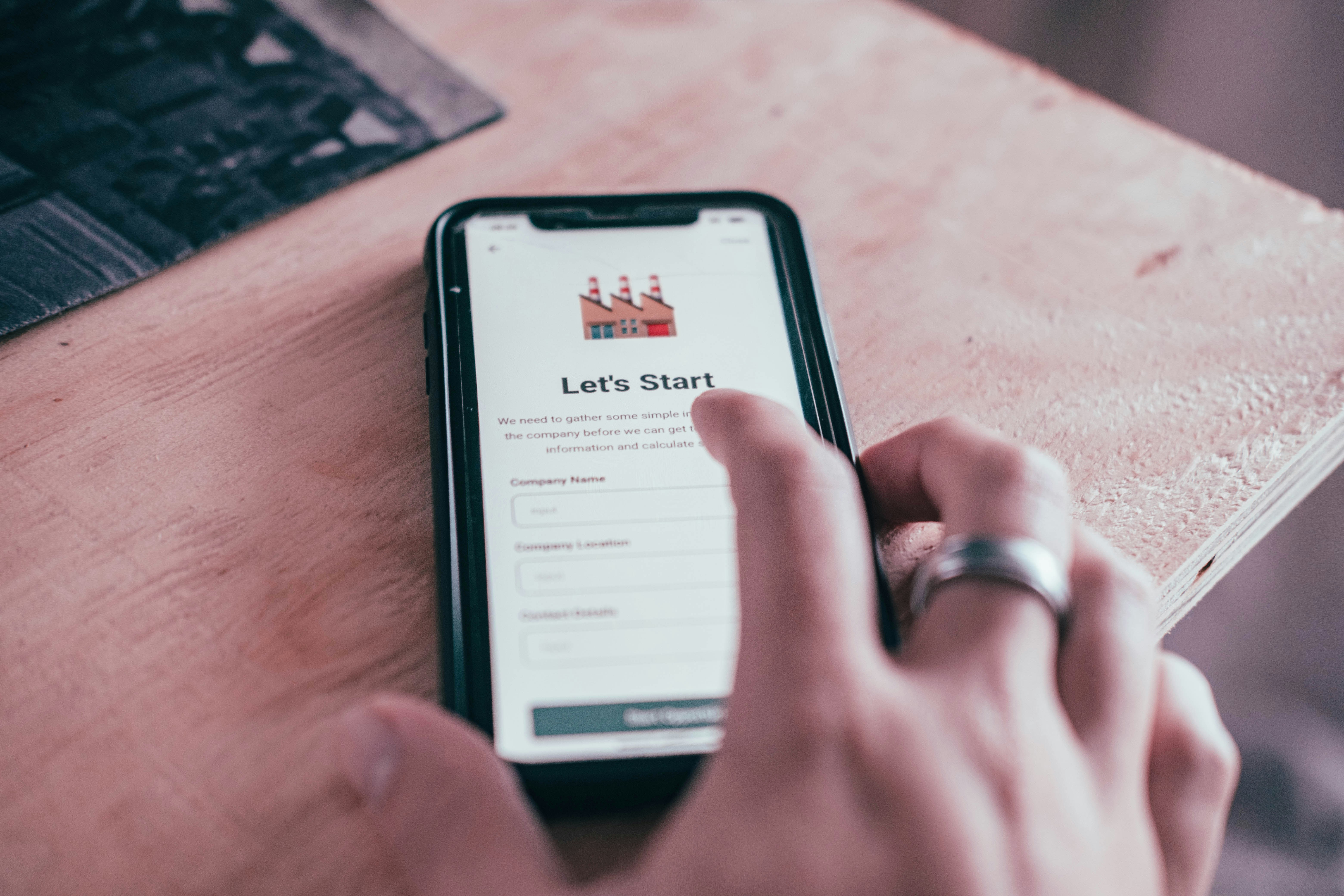 Restaurant leader interviewing a candidate across a table